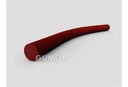 Silikon Rundprofil beständig gegen Mineralöle, 8mm, 70°ShA, ISO 3302-1 E2, -60°C/+250°C, rotbraun, 